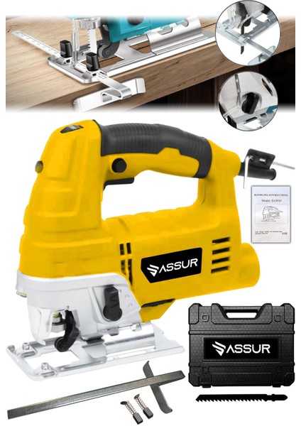 800 W Devir Ayarlı Dekupaj Testere Makinası