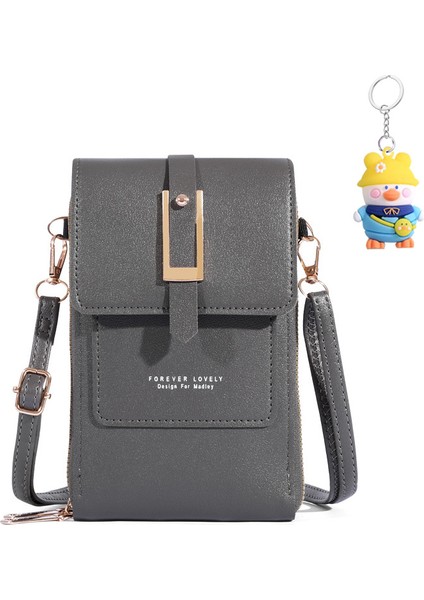 Cep Telefonu Çantası Crossbody Dokunmatik Ekran Cep Telefonu Çantası Cüzdan Omuz Çantası Taşınabilir (Yurt Dışından)