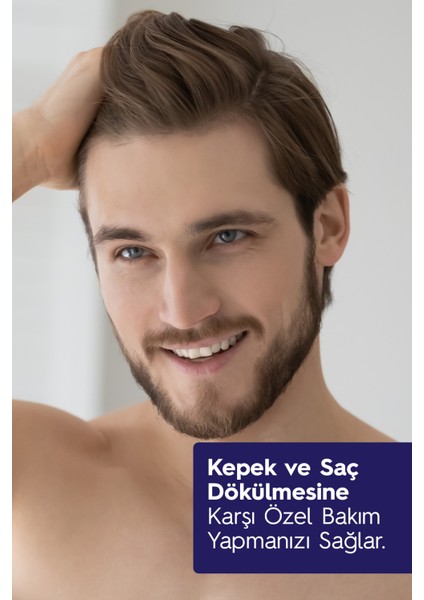 Kepek Önleyici Magnezyum Çinko Içeren Mentollü Erkek Şampuanı 400 ml