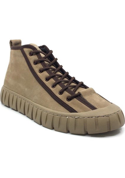 Luiz Paulo %100 Deri Nubuk Rahat Erkek Günlük Kışlık Kaymaz Taban Spor Bot Yeni Sezon 40-44