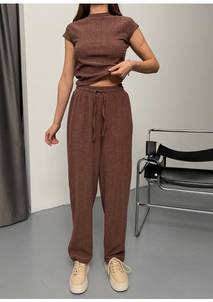 ✨yeni Sezon & New Season ✨ Summer Collection Ağaç Kabuğu Basic Takım indirimleri