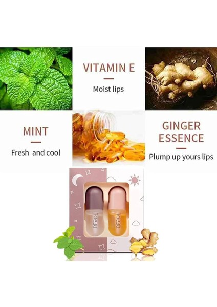 Vafee Derol Doğal Dudak Dolgunlaştırıcı - Nemlendirici, Parlatıcı Dudak Maskesi 5.5ml (Gündüz & Gece) modelleri