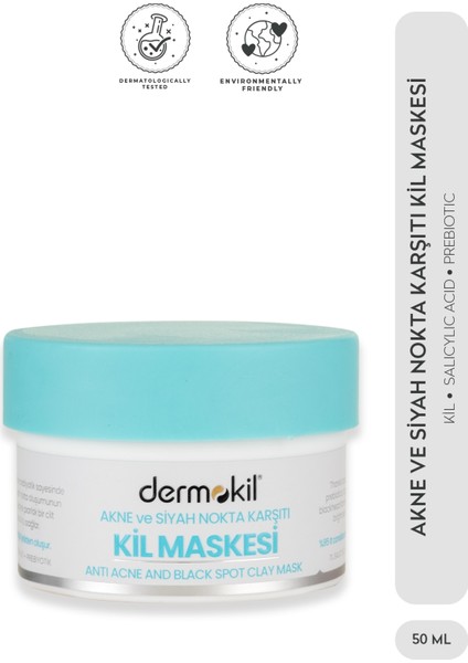 Akne ve Siyah Nokta Karşıtı Kil Maskesi