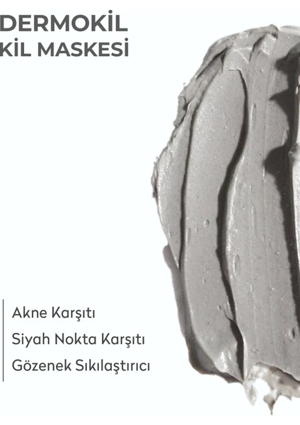 Akne ve Siyah Nokta Karşıtı Kil Maskesi
