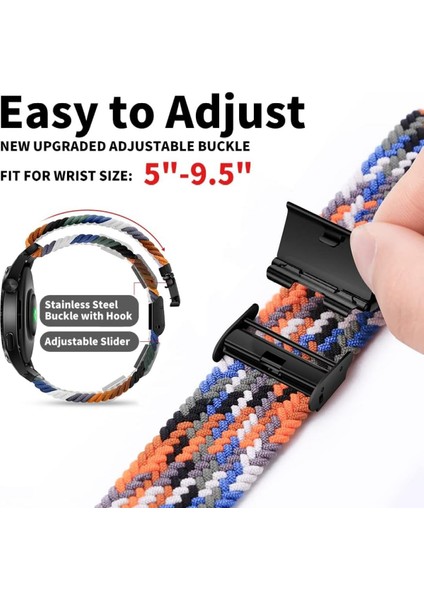 Samsung Galaxy Watch 4 5 6 7 Fe 40 44MM Classic 42 43 46 47MM Uyumlu 20MM Metal Klipsli Örgü Kordon fırsatları