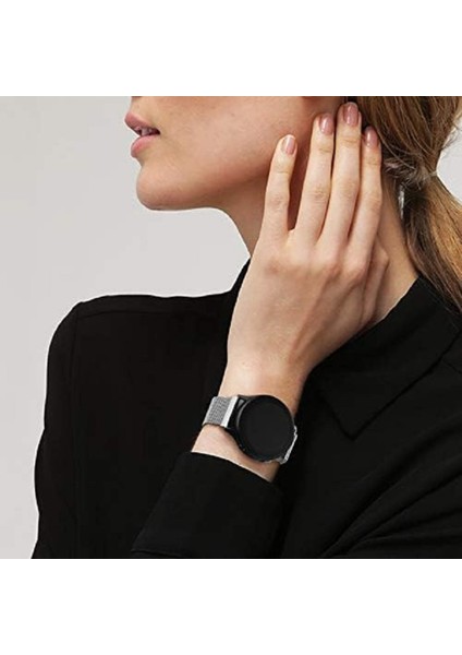 Huawei Watch 3 Gt Gt2 GT2E Gt3 Gt4 Gt5 Pro Se Elite 46MM Uyumlu 22MM Metal Örğü Hasır Manyetik Kordon indirimleri