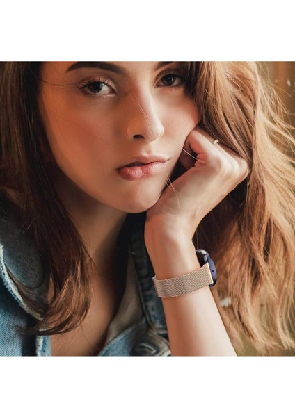 Huawei Watch Gt Gt2 Gt3 Gt4 Gt5 42MM Uyumlu 20MM Metal Örğü Hasır Manyetik Kordon indirimleri