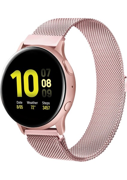 Huawei Watch 3 Gt Gt2 GT2E Gt3 Gt4 Gt5 Pro Se Elite 46MM Uyumlu 22MM Metal Örğü Hasır Manyetik Kordon