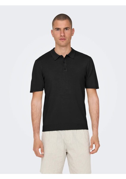 Erkek Regular Fit Polo Yaka T-Shirt - 22022219