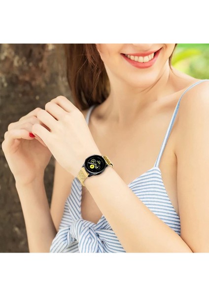 Xiaomi Watch S1-S1 Active/s2/s3/mi Watch Uyumlu 22MM Metal Örğü Hasır Manyetik Kordon