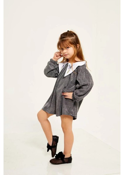 Kız Çocuk Simli Elbise fırsatları