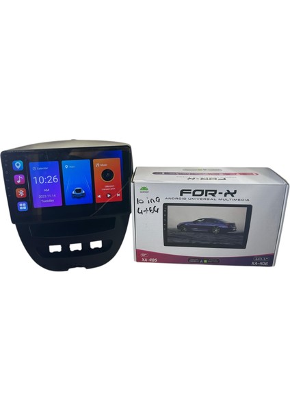 Peugeot 107 2005-2014 Forx 4-64 Profesyonel Oem Multimedia