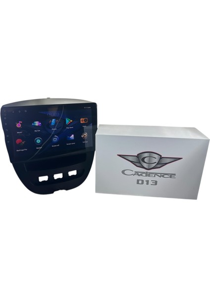 Peugeot 107 2005-2014 Cadence D13 Yeni Seri Işlemcili Pro Oem Multimedia modelleri