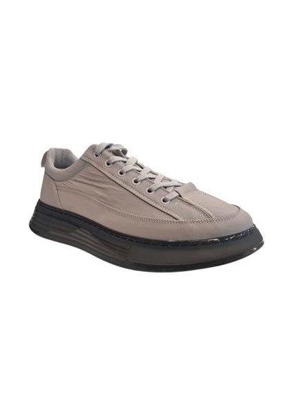 Softshell Deri Karışımlı Erkek Sneaker Bej modelleri