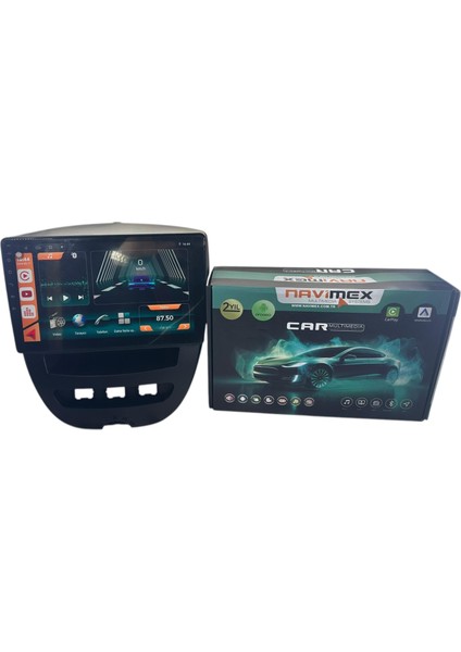 Peugeot 107 2005-2014 Navimex Samsung Işlemcili (Fanlı) Profesyonel Oem Multimedia