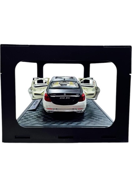 1:24 Metal Model Koleksiyon Araba Mercedes S600 Beyaz 21 cm CZ137B fırsatları