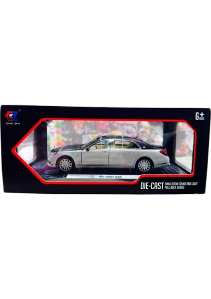 1:24 Metal Model Koleksiyon Araba Mercedes S600 Beyaz 21 cm CZ137B indirimleri