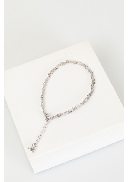 Herkimer Kuvars Doğal Taş Bileklik 3 mm