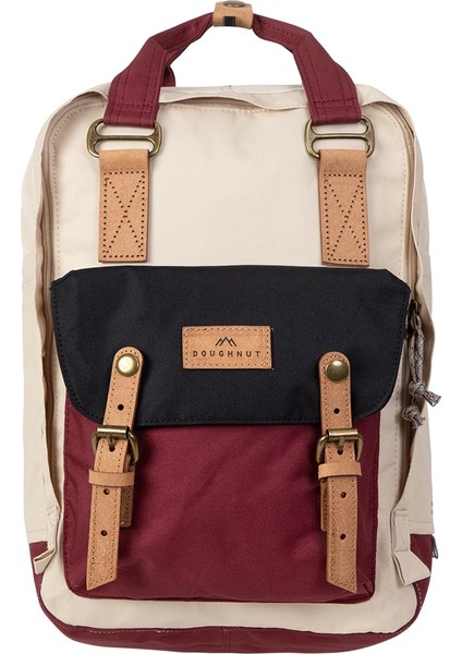 Macaroon Reborn III Serisi Krem x Bordo Unisex Sırt Çantası