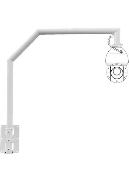 Kamerakutusu TRK-1010-PARAPET Speed Dome Uzatma Aparat