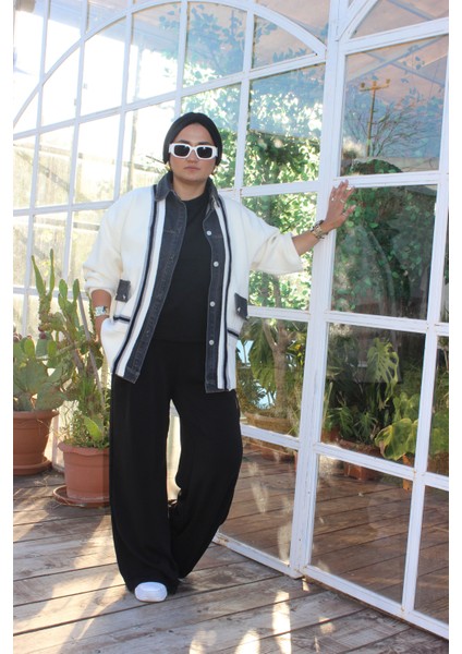 Kot Detay Angora Bomber Ceket modelleri