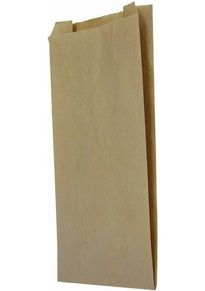10 kg Büyük Boy Hediye & Poğaça Kese Kağıdı – (15X31X8 Cm, Kahverengi, Şamua Kağıt, Toplu Satış)