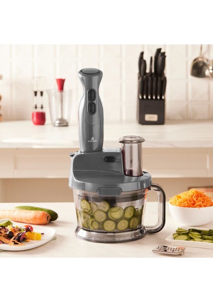 Pro 2000W Turbo Fonksiyon-Çift Taraflı Paslanmaz Çelikbıçak Buz Kırma Doğrayıcı Mutfak Robotu- Onerous Hediyeli indirimleri