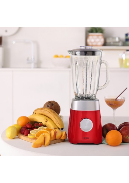 Premium Limited Edition Cam Sürahili Paslanmaz Çelik Bıçaklı Smoothie Blender indirimleri