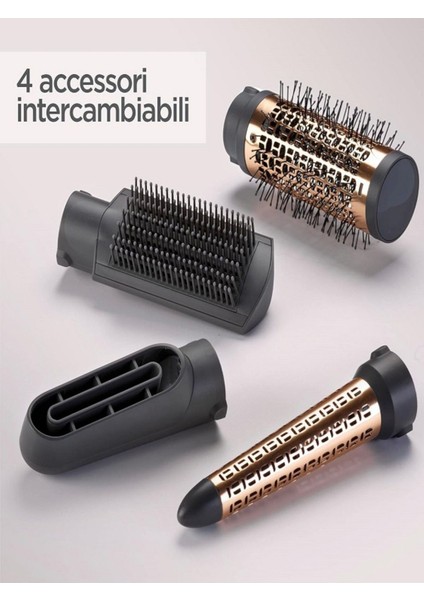 Air Styler 1000W Hava Üflemeli Elektriklenme Önleyici Saç Şekillendirici 4 Aksesuarlı Set- Onerous Hediyeli fırsatları