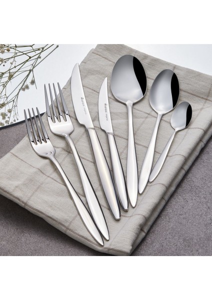 Kalite 84 Parça 12 Kişilik Paslanmaz Çelik Çatal Kaşık Bıçak Takımı fiyatları