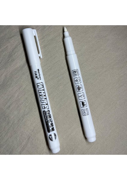 Beyaz Lastik Yazı Kalemi (2.0mm) 1ADET