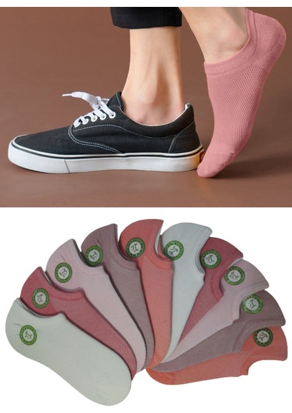 Bambu Sneaker 6 Çift Babet Çorap