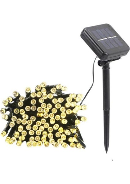 Sarı Solar Ip LED - 100 Ledli 10 Metre