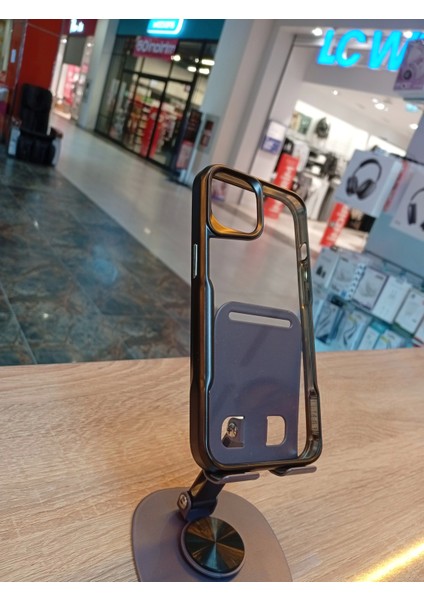 iPhone 15 Uyumlu Kamera Bölümü Estetik Mika Kılıf Darbe Korumalı Kapak