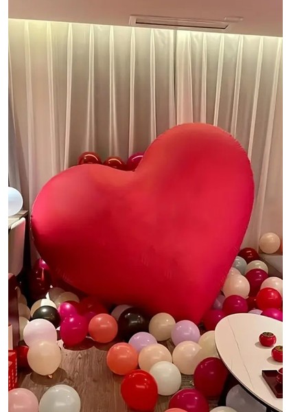 Dev Kalp Folyo Balon 145 cm