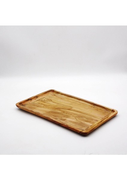 Ahşap Dikdörtgen Tepsi Zeytin Ağacı 40 Cm modelleri