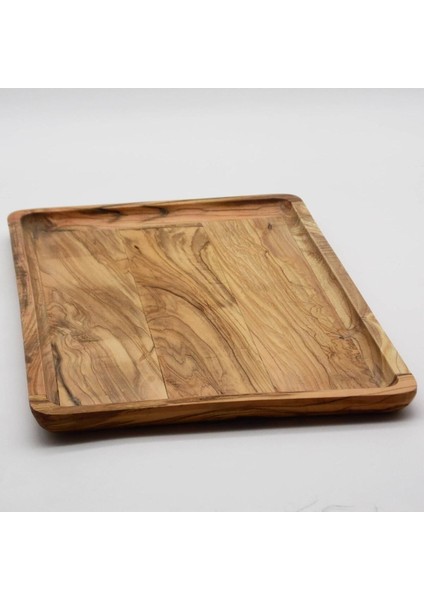Ahşap Dikdörtgen Tepsi Zeytin Ağacı 40 Cm fırsatları