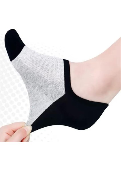 5'çift Pamuklu Sneaker Görünmez Renkli Erkek Çorabı fırsatları