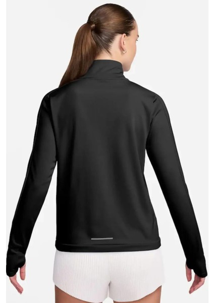 Dri-Fit Swoosh Mid Kadın Siyah Çeyrek Fermuar Kadın Spor Sweatshrit fiyatları