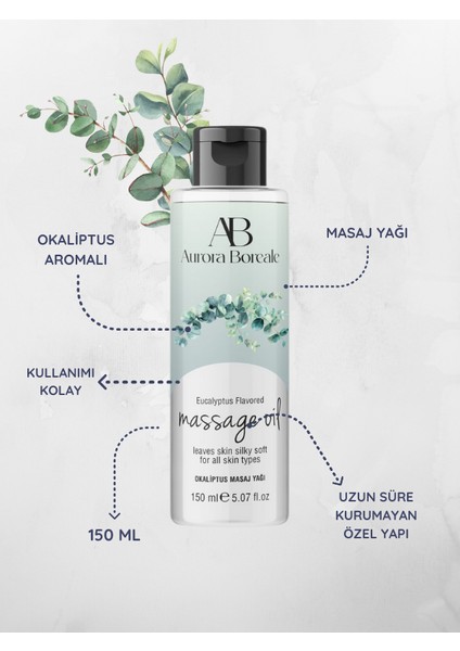 Okaliptus Aromalı Masaj Yağı 150 ml fiyatları