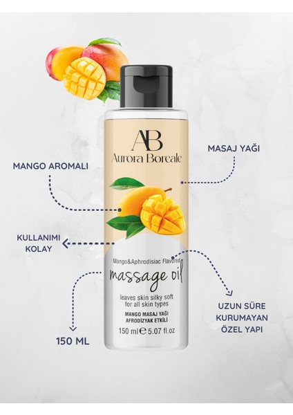 Mango Aromalı Masaj Yağı 150 ml fiyatları