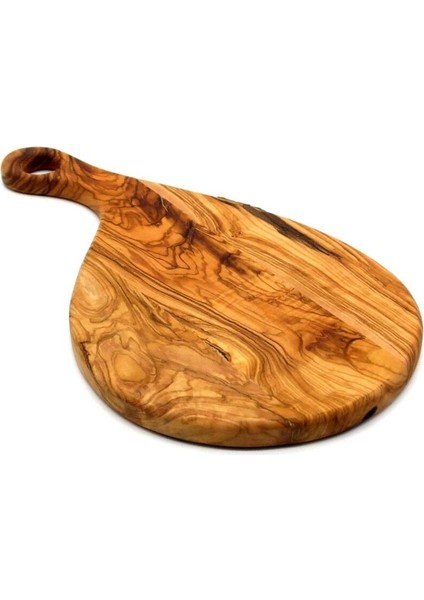 Ahşap Damla Kesme Doğrama Ve Sunum Tahtası Zeytin Ağacı – 38 Cm fiyatları
