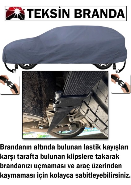 Alfa Romeo Stelvio (2022 - ) Araba Brandası Su Geçirmez Miflonlu Branda Uv Korumalı Oto Branda fiyatları