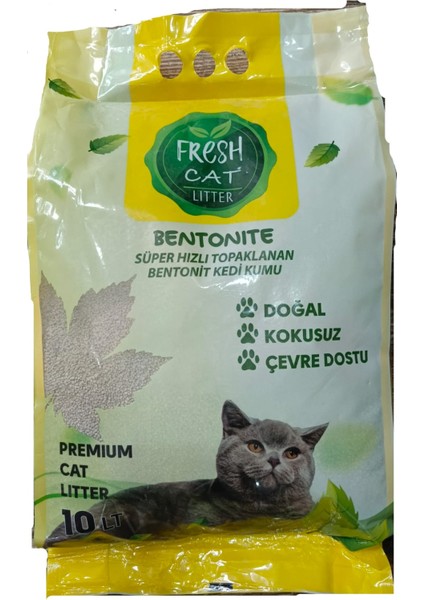 Süper Hızlı Topaklanan Betonit Kedi Kumu (20lt)