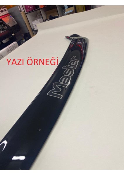 Stickerlı Renault Master Kaput Rüzgarlığı 2019 2020 2021 2022 Kaput Maskesi 4mm Kalınlık modelleri