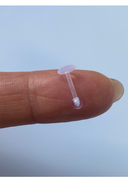 Bioplast Şeffaf Esnek Hafif Helıx Kıkırdak Piercing