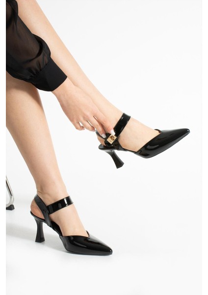 Kadın Siyah Vera Heel Topuklu Sandalet fiyatları