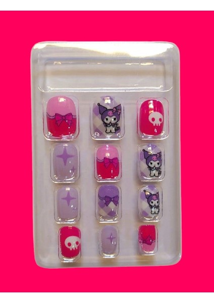 Kuromi Çocuk Takma Tırnağı fiyatları