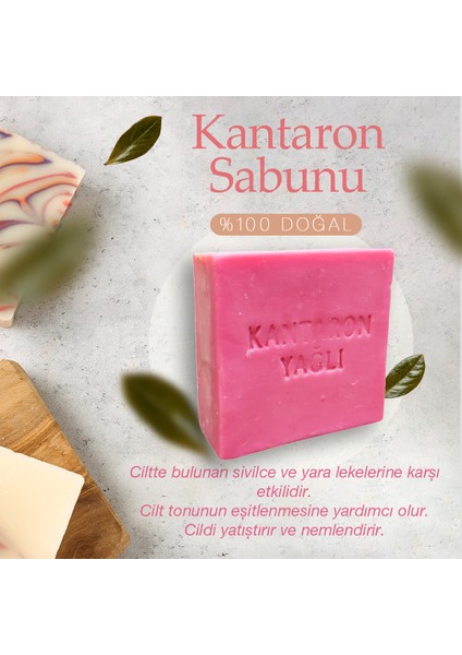 2 Adet Doğal Kantaron Sabunu Avantajlı Paket