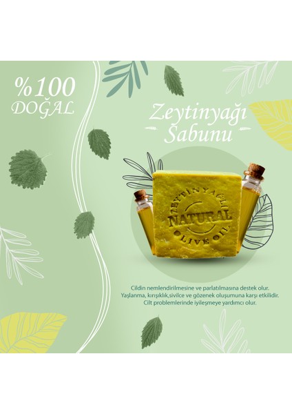 2 Adet Doğal Zeytinyağı Sabunu Avantajlı Paket